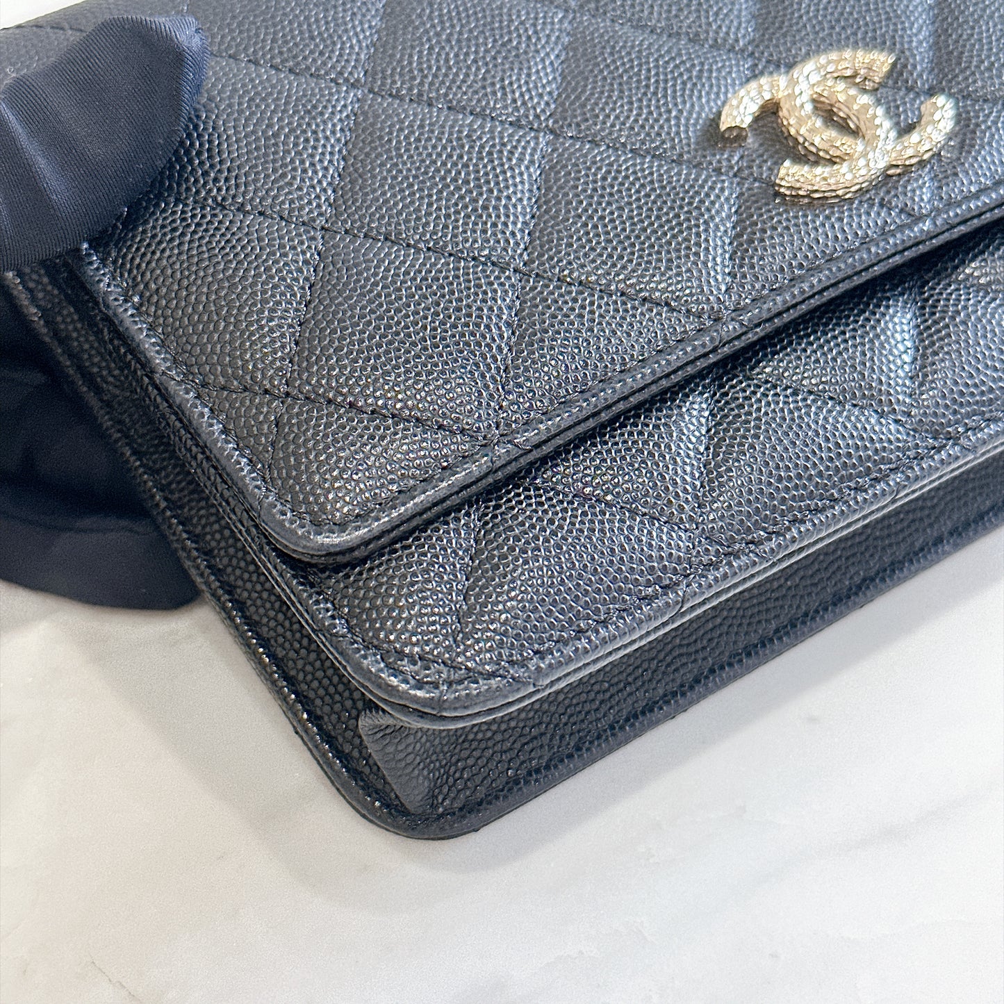 Chanel 24K Wallet On Chain in Black