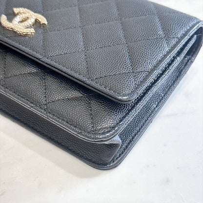 Chanel 24K Wallet On Chain in Black