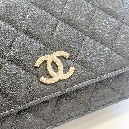 Chanel 24K Wallet On Chain in Black