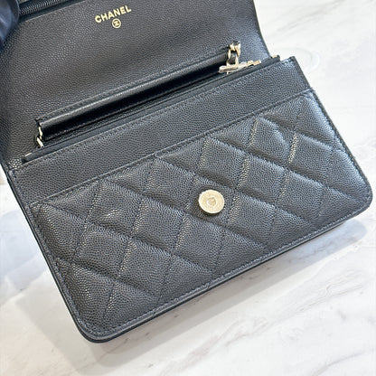 Chanel 24K Wallet On Chain in Black