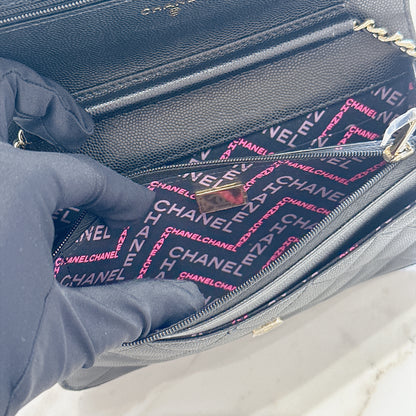 Chanel 24K Wallet On Chain in Black