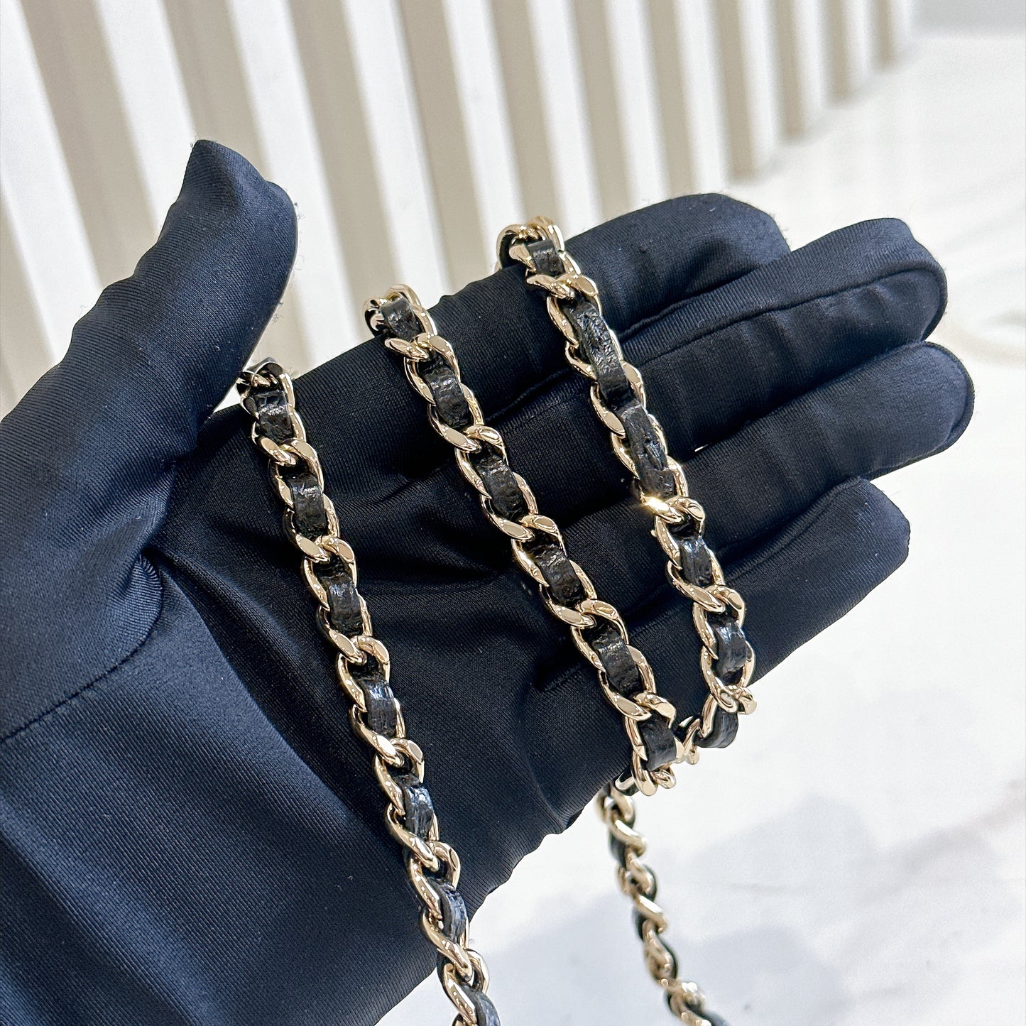 Chanel 24K Wallet On Chain in Black