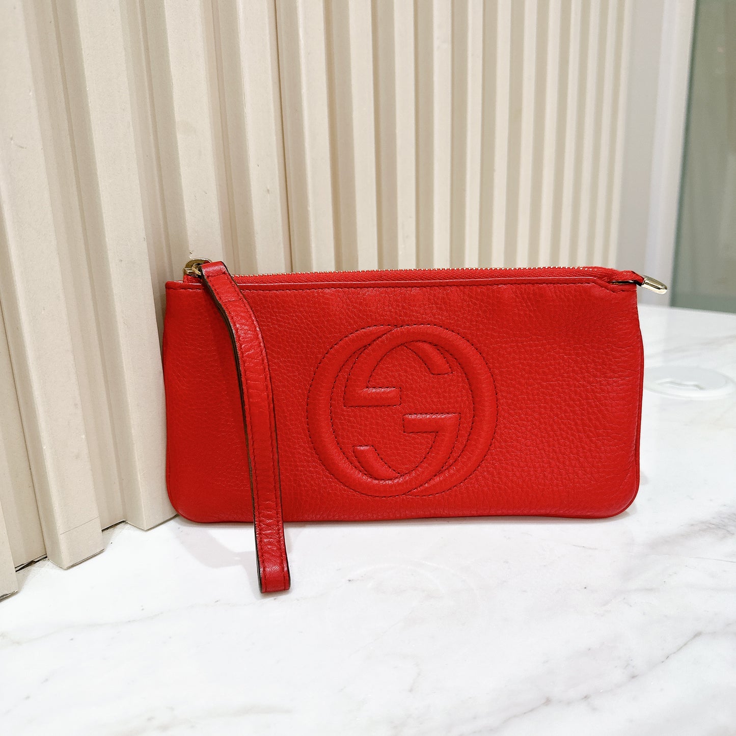 Gucci Soho Purse in Red Calfskin