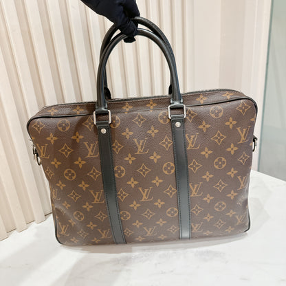 LV Monogram Maccasar Porte Documents