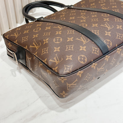 LV Monogram Maccasar Porte Documents