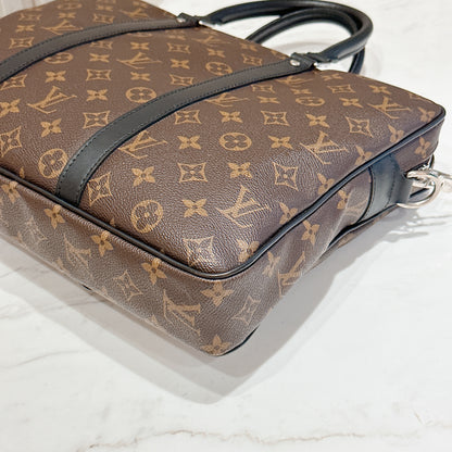 LV Monogram Maccasar Porte Documents