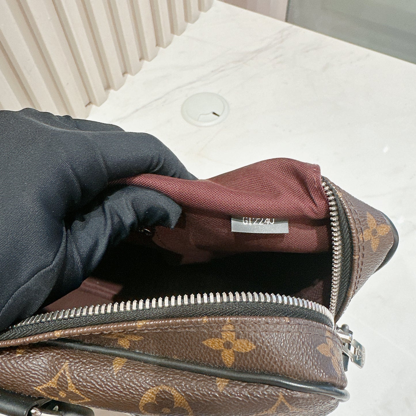 LV Monogram Maccasar Porte Documents