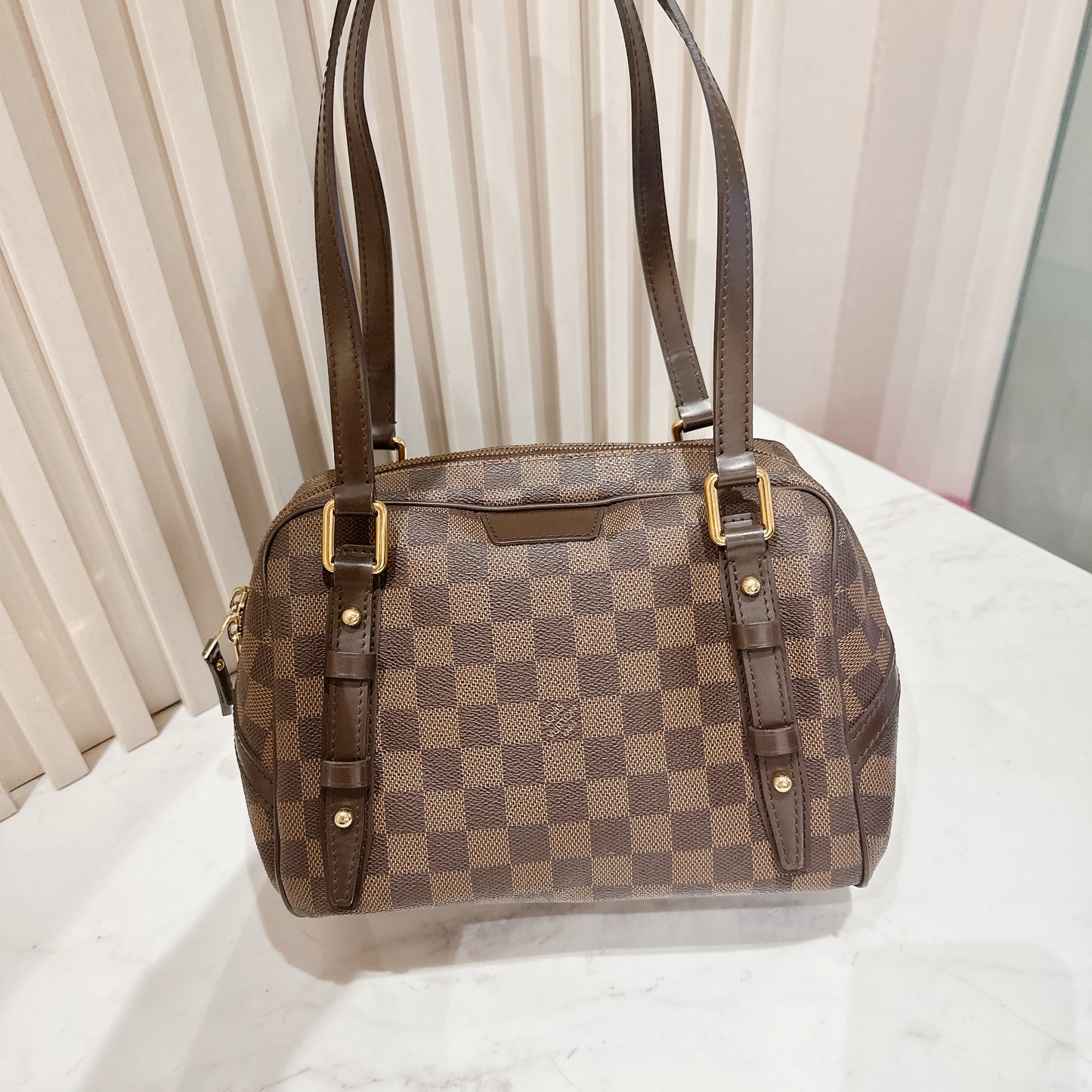 LV Damier Ebene Rivington PM
