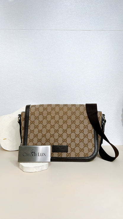 Gucci GG Canvas Messenger Bag