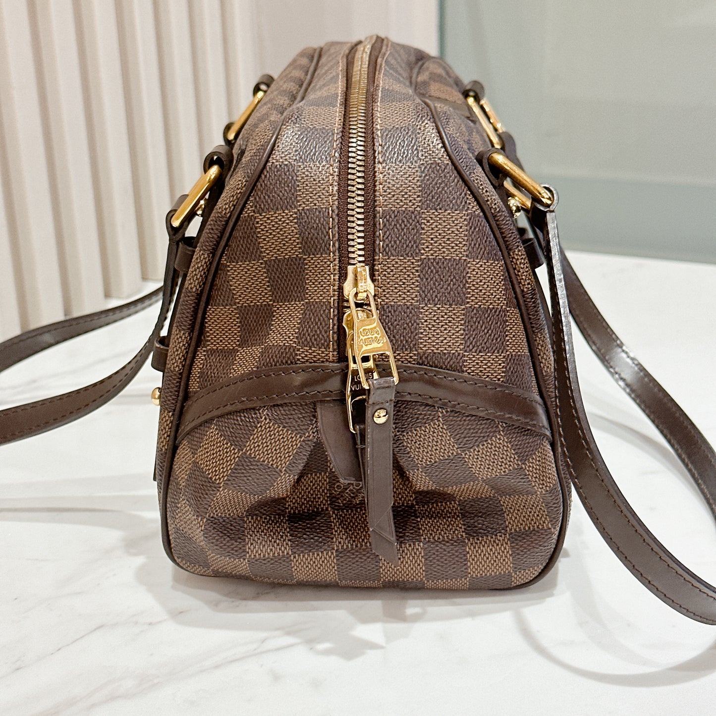 LV Damier Ebene Rivington PM