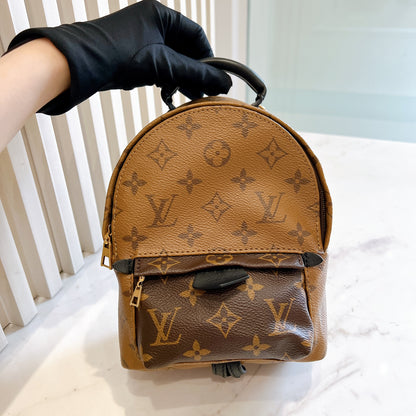 LV Palm Spring Mini in Reverse Monogram