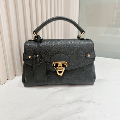 LV Monogram Empreinte Georges BB in Black
