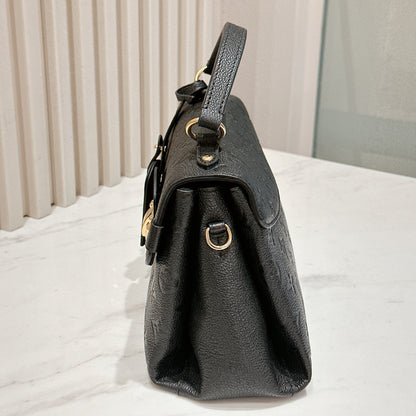 LV Monogram Empreinte Georges BB in Black