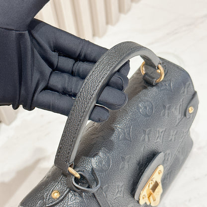 LV Monogram Empreinte Georges BB in Black