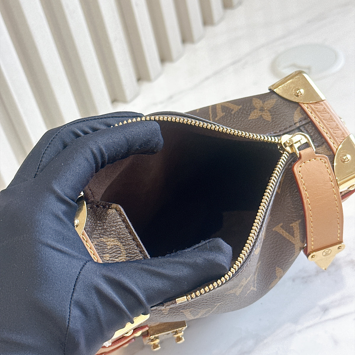 LV Monogram Side Trunk PM