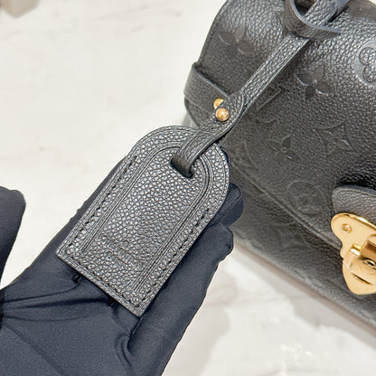 LV Monogram Empreinte Georges BB in Black