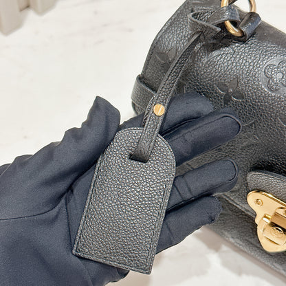 LV Monogram Empreinte Georges BB in Black