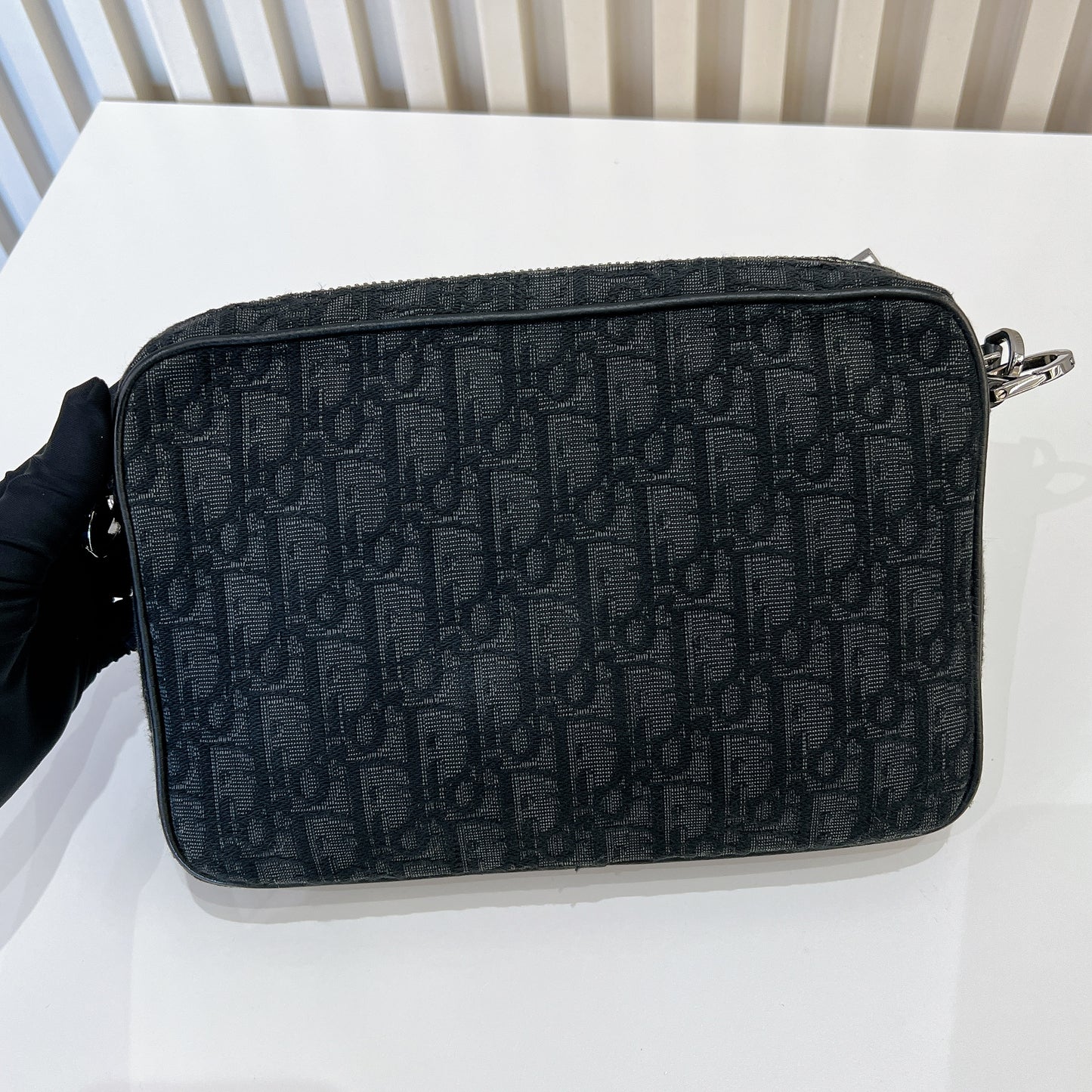Dior Saddle Triple Pouch Black