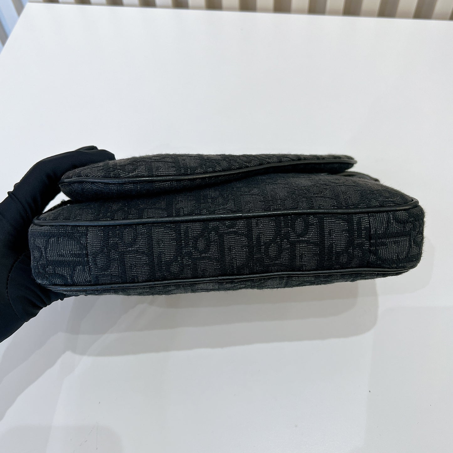 Dior Saddle Triple Pouch Black