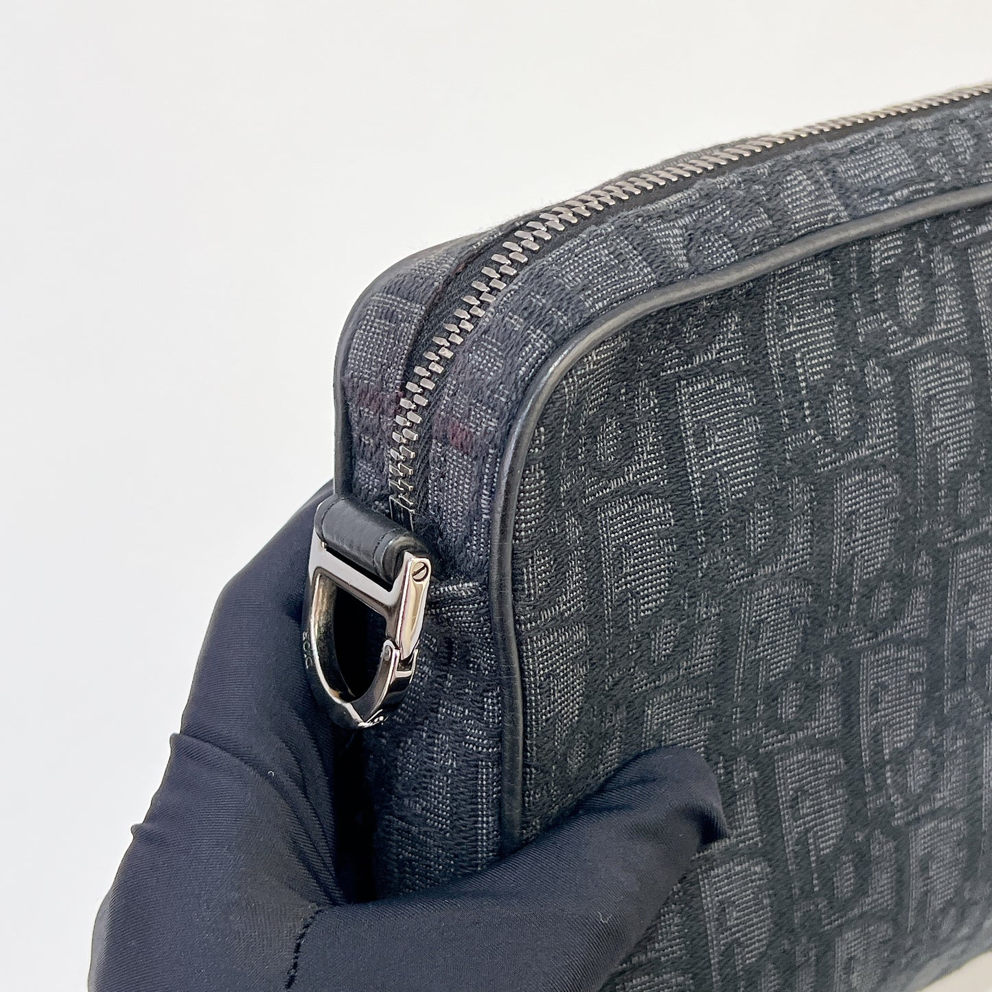 Dior Saddle Triple Pouch Black