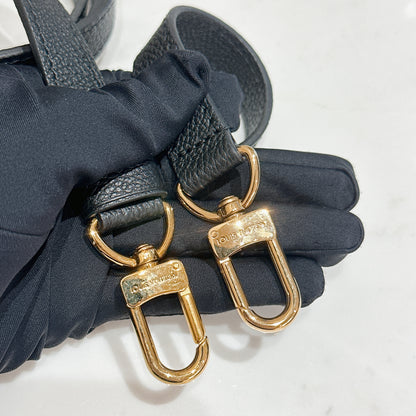 LV Monogram Empreinte Georges BB in Black