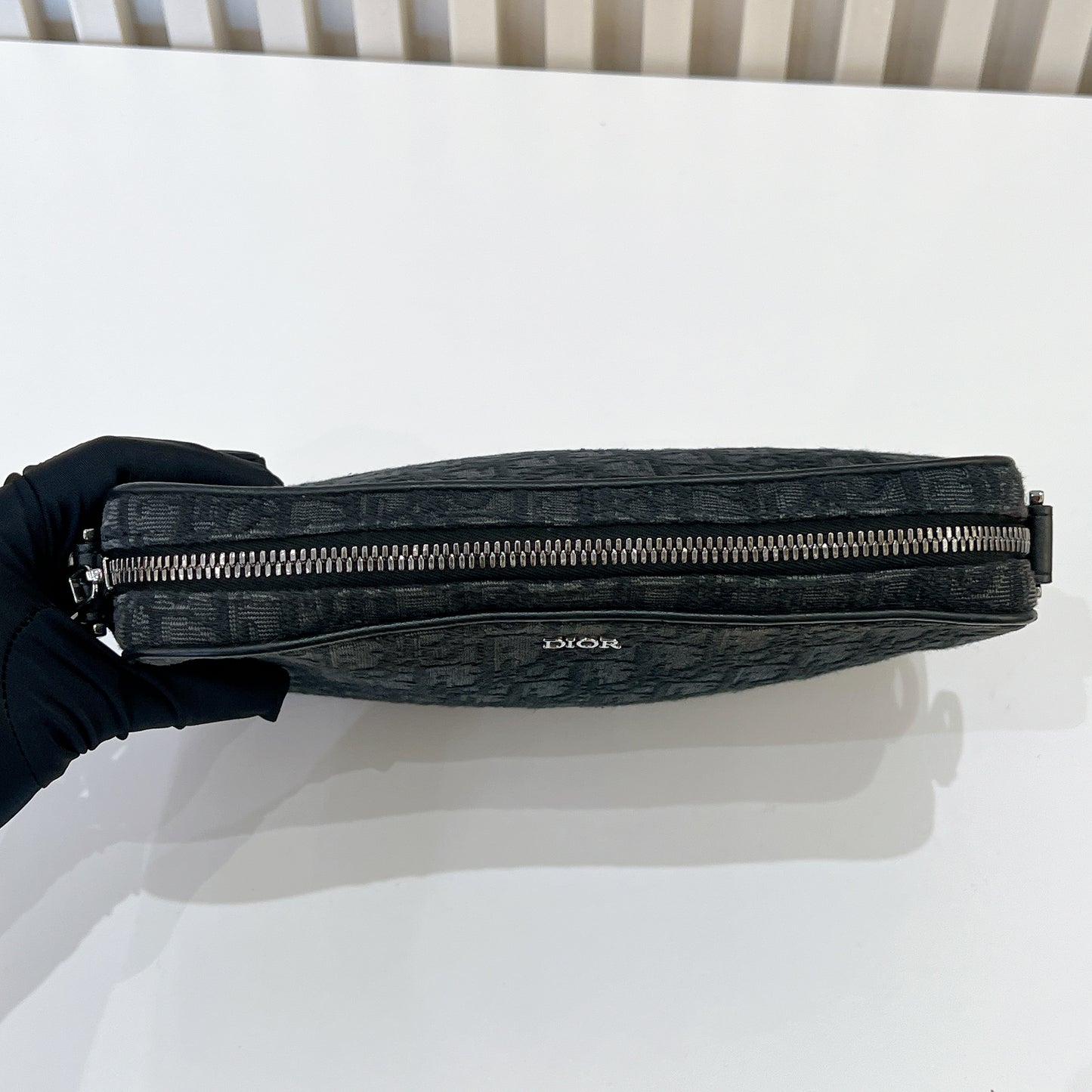 Dior Saddle Triple Pouch Black