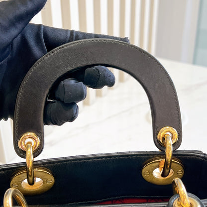 Lady Dior Mini in Black GHW