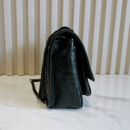 YSL Niki Baby in Vintage Leather Black
