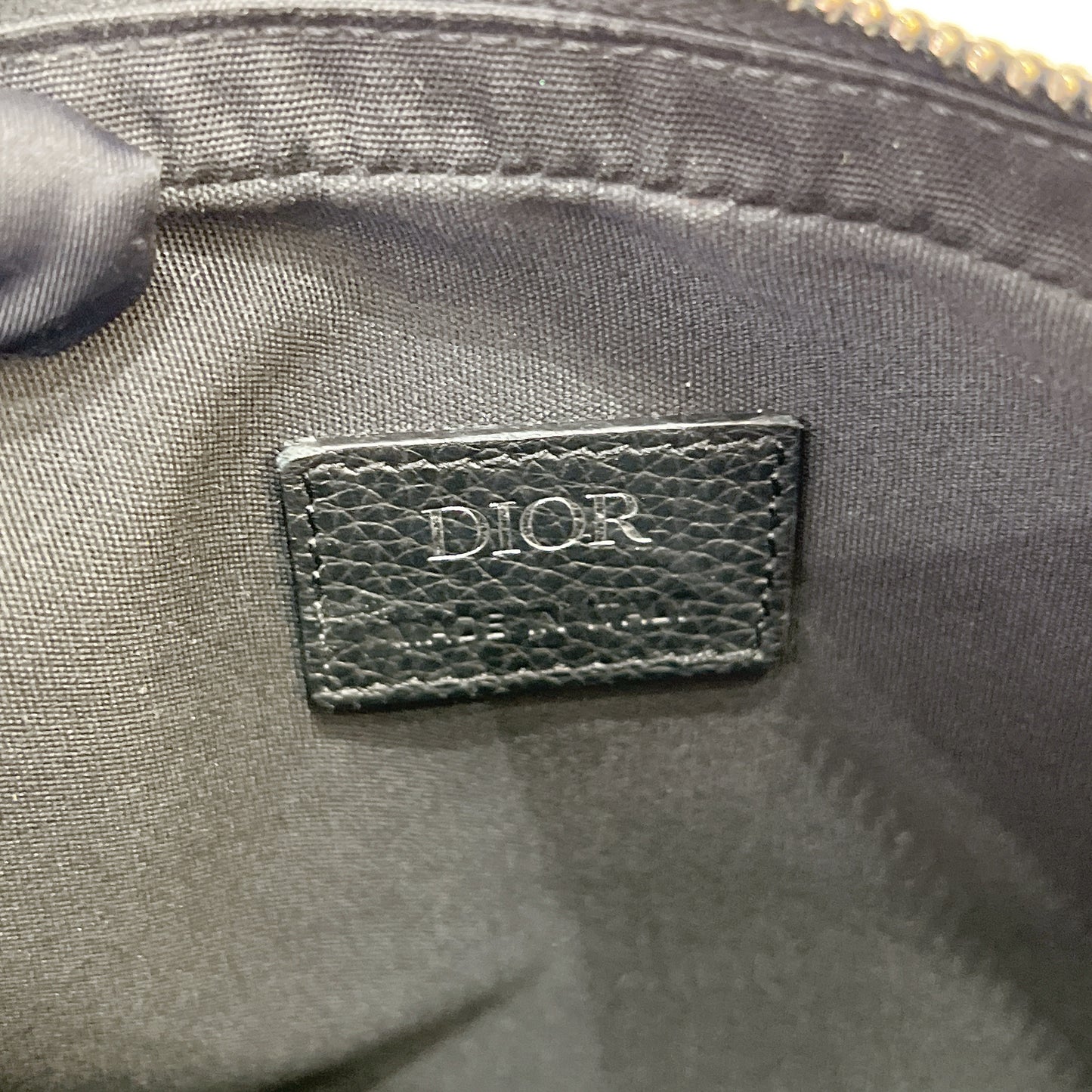 Dior Saddle Triple Pouch Black