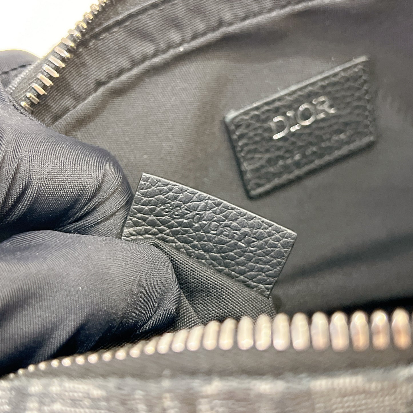 Dior Saddle Triple Pouch Black