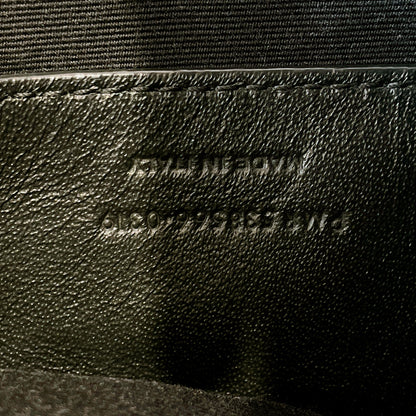 YSL Niki Baby in Vintage Leather Black