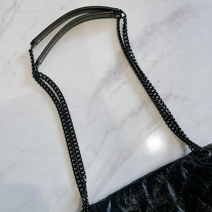 YSL Niki Baby in Vintage Leather Black