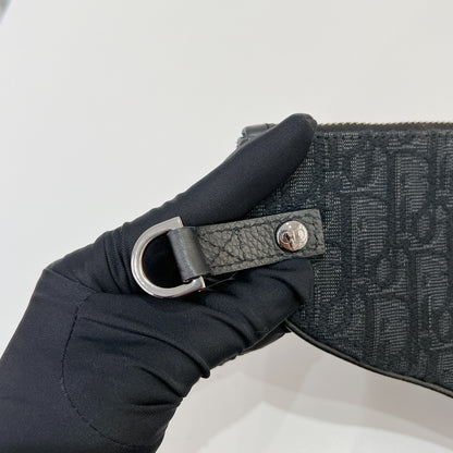 Dior Saddle Triple Pouch Black