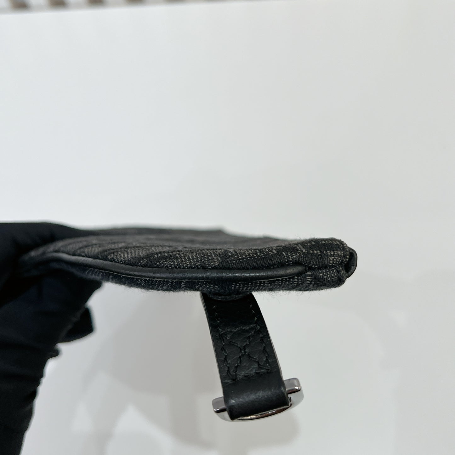 Dior Saddle Triple Pouch Black