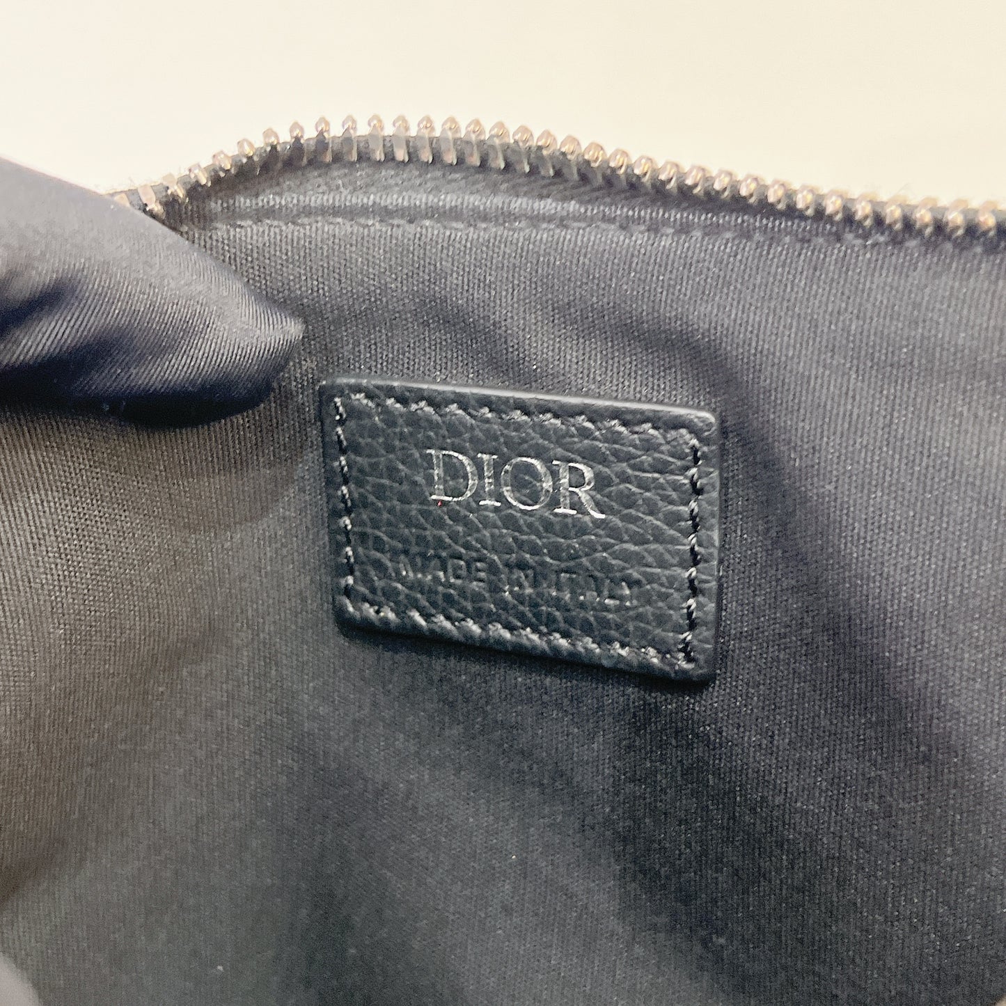Dior Saddle Triple Pouch Black