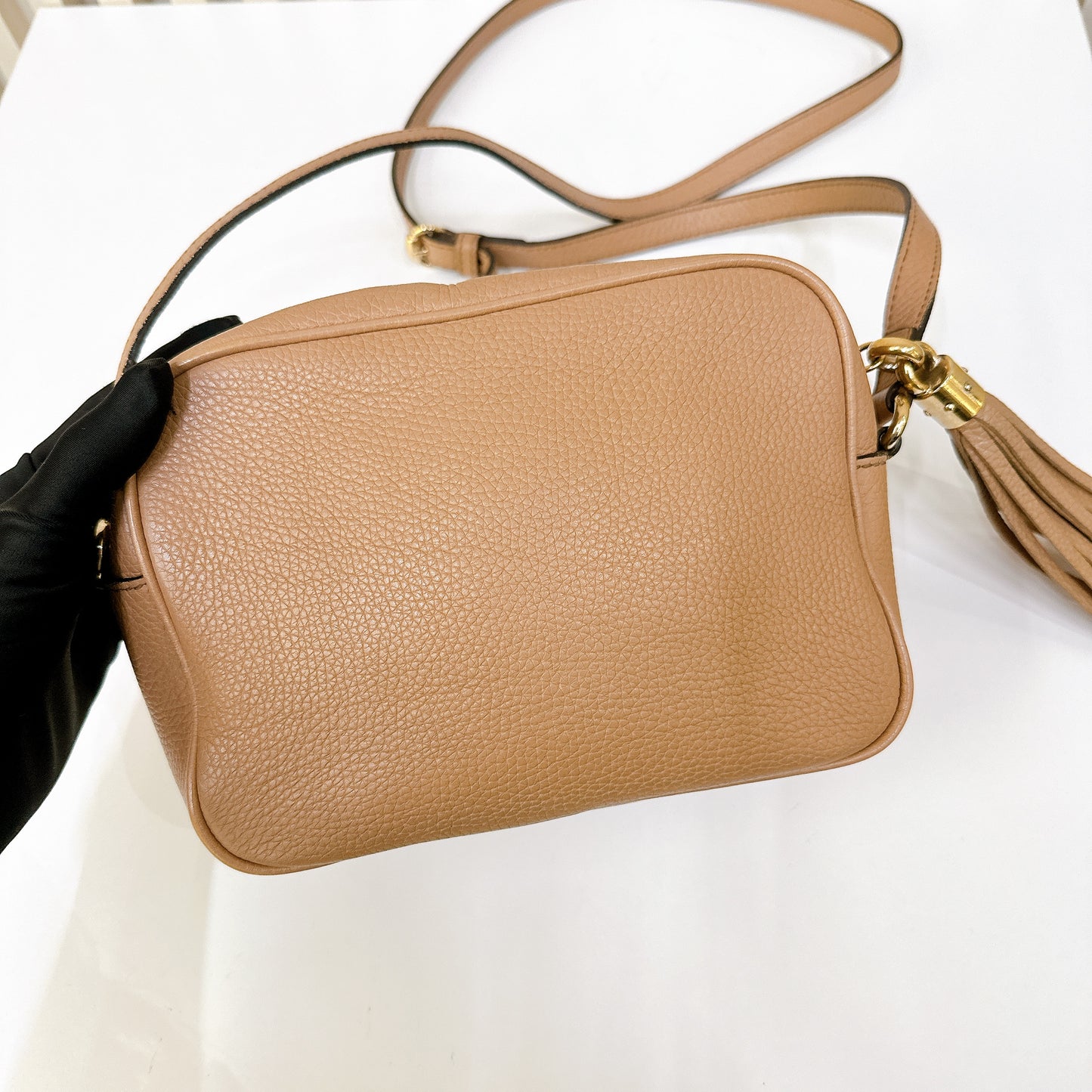 Gucci Soho Camera Bag in Beige
