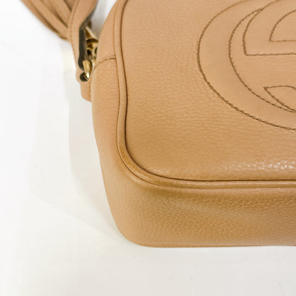 Gucci Soho Camera Bag in Beige