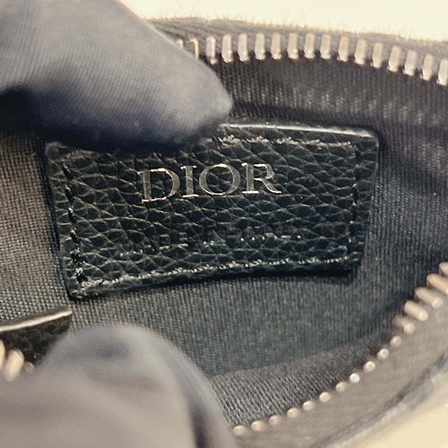 Dior Saddle Triple Pouch Black