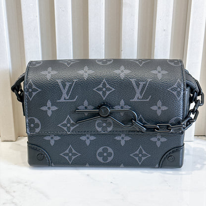 LV Steamer Wearable Wallet in Monogram Eclipse