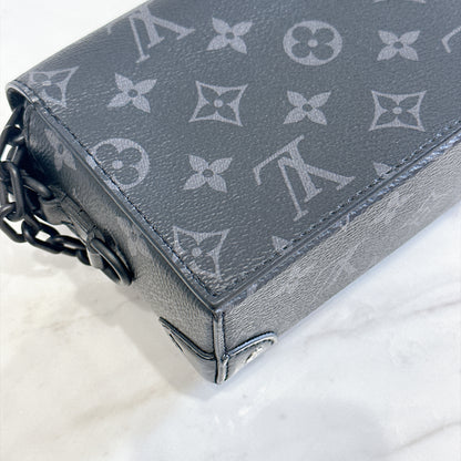 LV Steamer Wearable Wallet in Monogram Eclipse