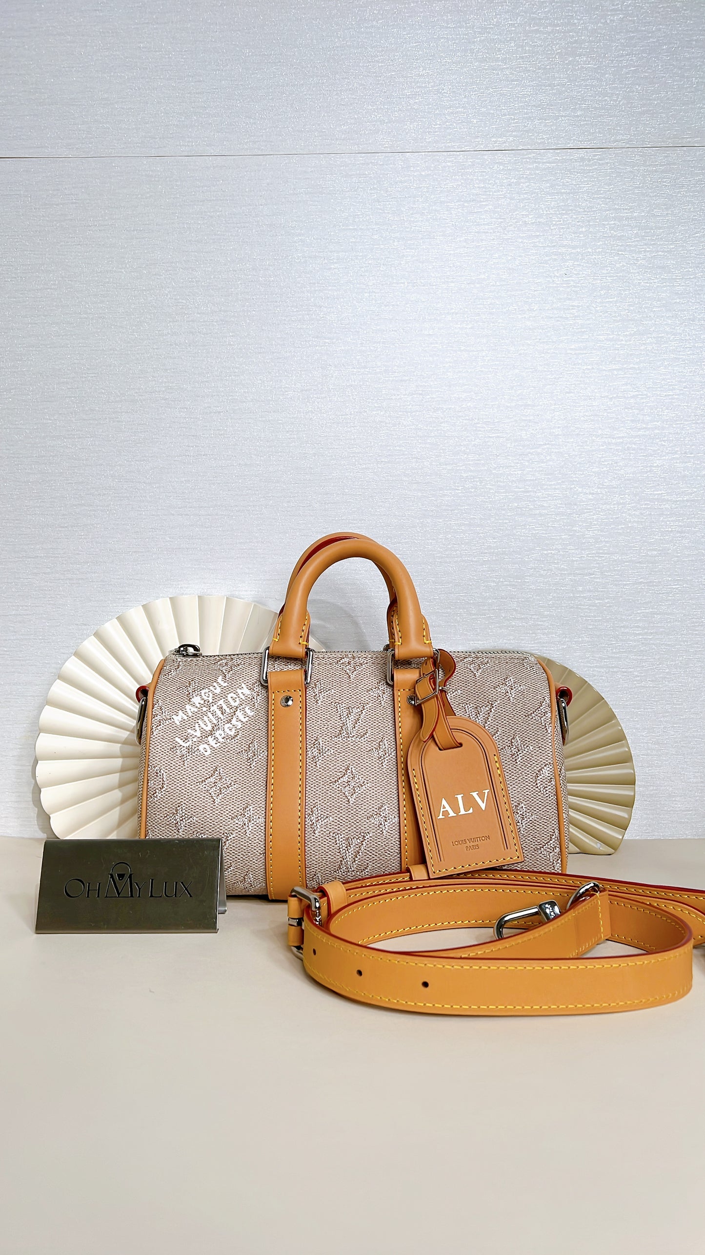 LV Keepall 25 Monogram Heritage