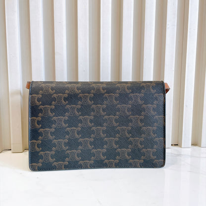 Celine Duo Wallet On Strap