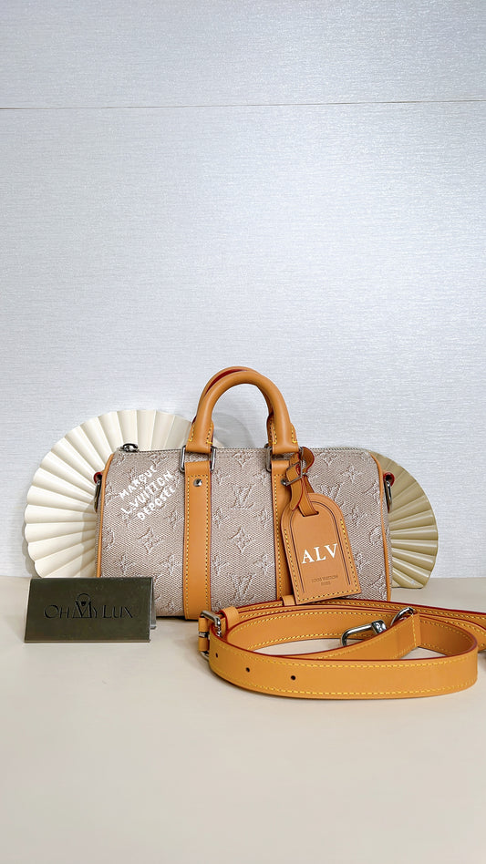 LV Keepall 25 Monogram Heritage