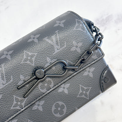LV Steamer Wearable Wallet in Monogram Eclipse