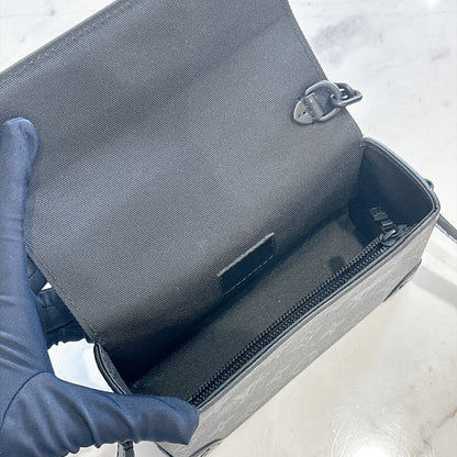 LV Steamer Wearable Wallet in Monogram Eclipse
