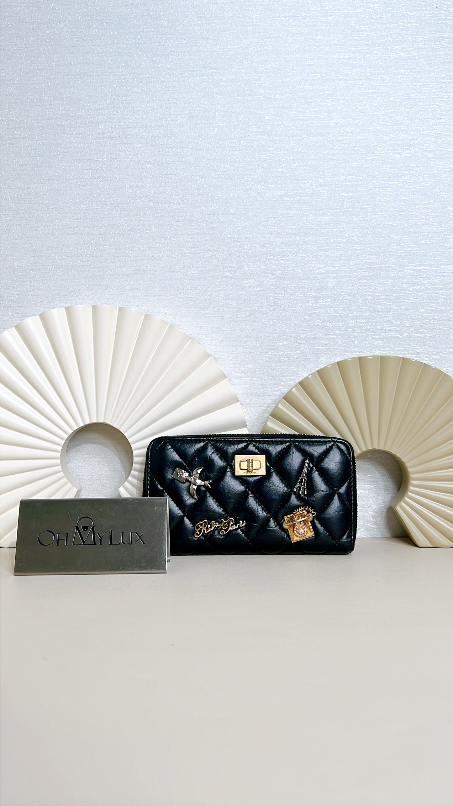 Chanel 2.55 Ziparound Wallet