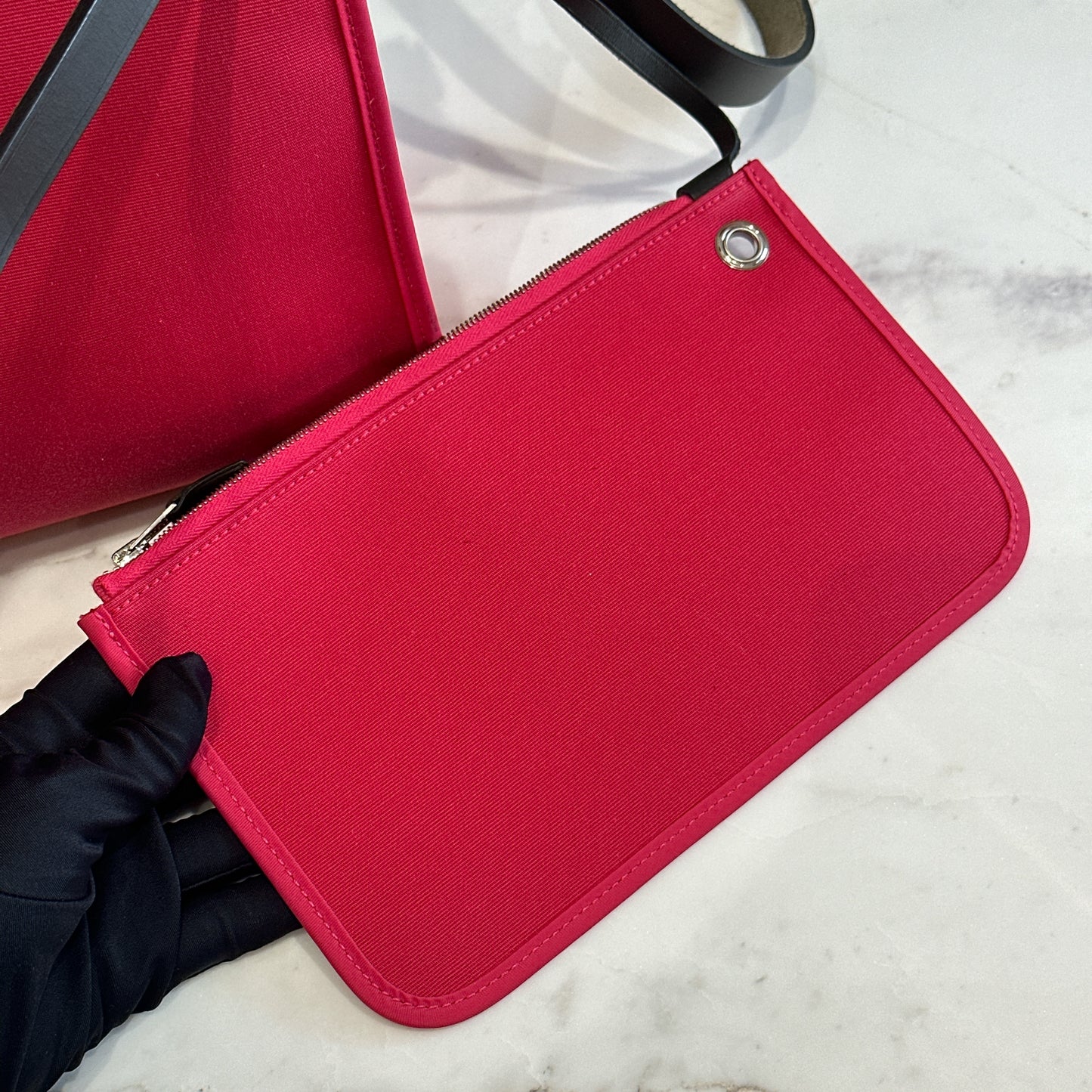 Hermes Toile Vache Hunter Herbag Zip 31 Rose Extreme Kaki