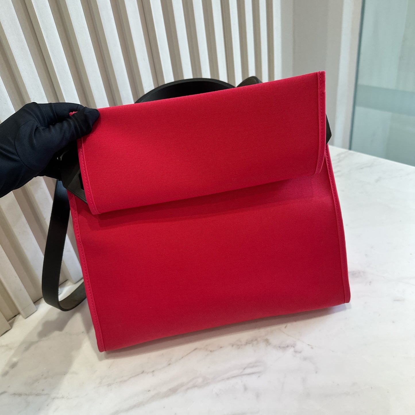 Hermes Toile Vache Hunter Herbag Zip 31 Rose Extreme Kaki