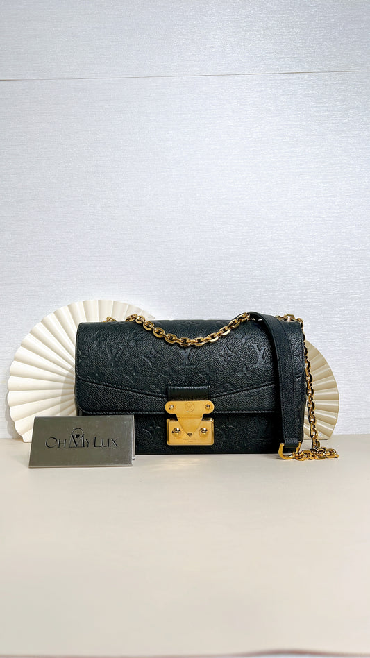 LV Marceau in Black Empreinte Leather