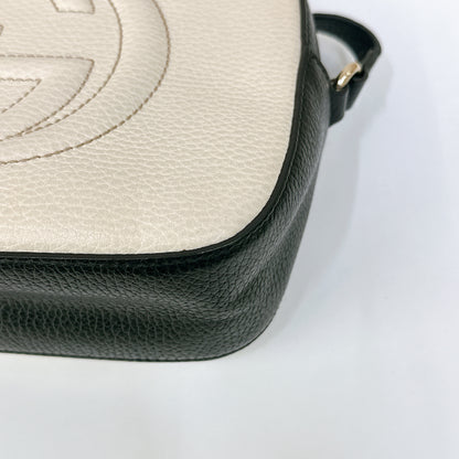 Gucci Soho Camera Bag in White / Black